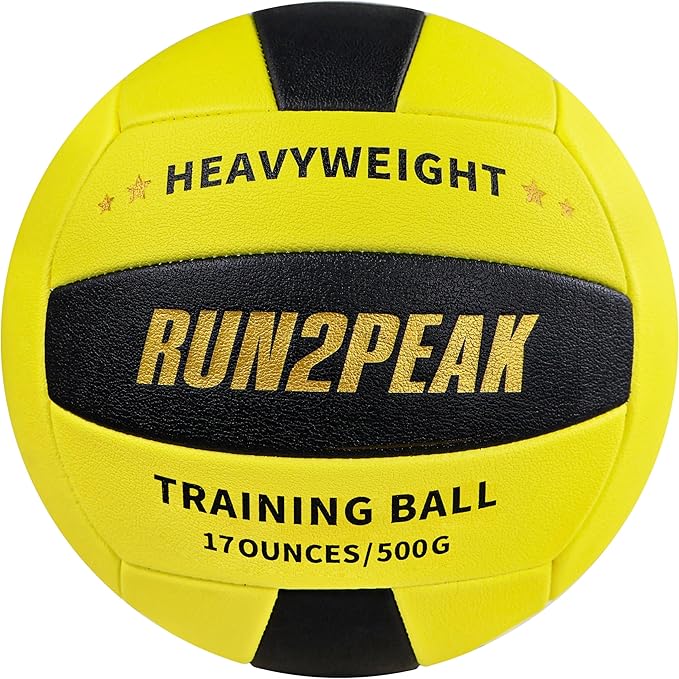 Setter Training Volleyball Official Size 5 Volleyballs Heavy Weight Ball PU Practice Volley Balls for Indoor Rebounder Equipment Setters Weighted Volleyball Setting Trainer