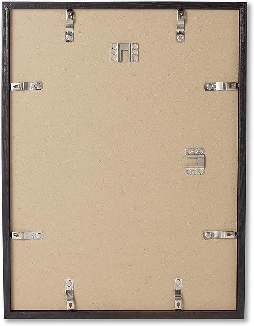 Opposite Wall - 16x20 in - Black Solid Oak Wood Picture Frame - Lightweight, Versatile & Shatterproof - Wall Hanging Poster or Photo Frame - Wall Decor for Office, Gallery & Home