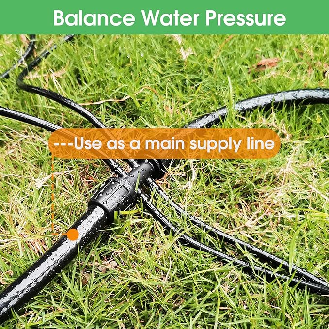 40 FT 12 inch Drip Irrigation Tubing Main Line Hose Tube for Garden Irrigation System