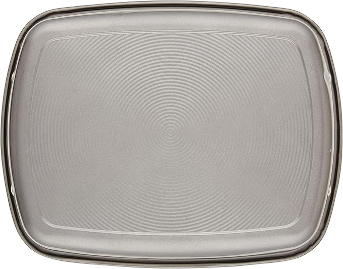 Circulon Nonstick Roasting Pan / Roaster with Rack - 17 Inch x 13 Inch, Gray