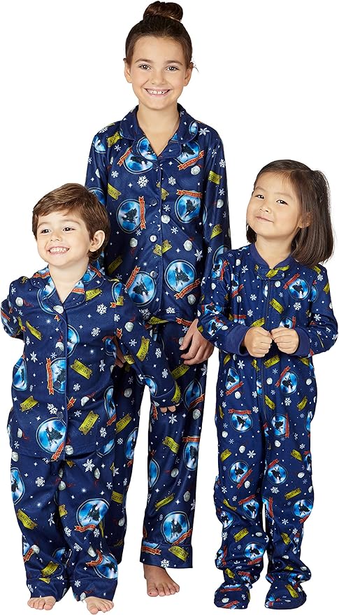 Polar Express Kids Believe One Piece Pajama Sleeper
