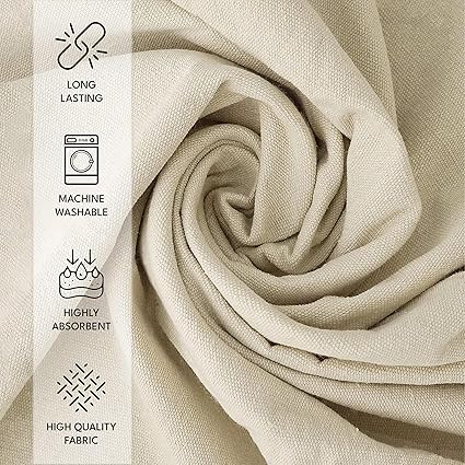 ZUPERIA Canvas Drop Cloth (Size 12 x 15 Feet - Pack of 2) - Pure Cotton Painters Drop Cloth for Painting, Furniture Floor Protection - All Purpose Thick Canvas tarp with Double Stitched Edges