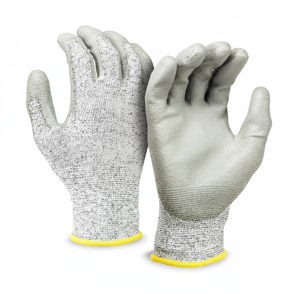Poly-Torq Polyurethane Work Gloves – Large Size, Durable Safety Gloves
