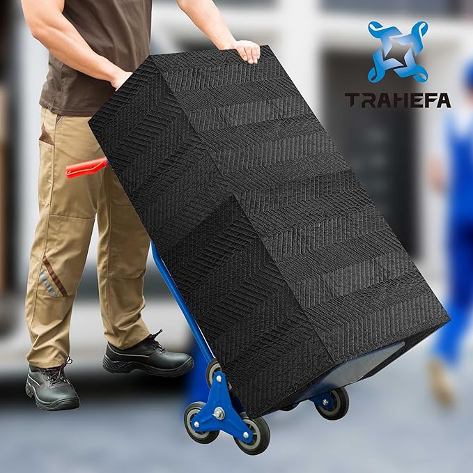 Moving Blanket, 40"x 72" Thick Moving Blankets Heavy Duty Furniture Moving Pads Quilted Packing Blankets for Moving Supplie (72 40, Pack, 1)