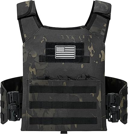 Quick Release Outdoor Tactical Vest Molle Lightweight Airsoft Vest for Adult