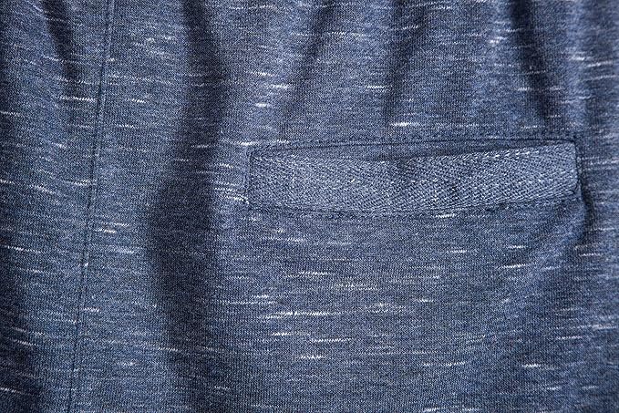 Men’s Casual Cotton Knit Short Drawstring Elastic Jogger Gym Shorts