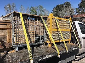 4" x 30' Winch Straps for Flatbed Trailer with Flat Hooks Yellow Heavy Duty Tie Down Strap wFlat Hooks 5,400 Lbs WLL Cargo Control Accessories for Gooseneck Trailers Tow Trucks, 1 Pack