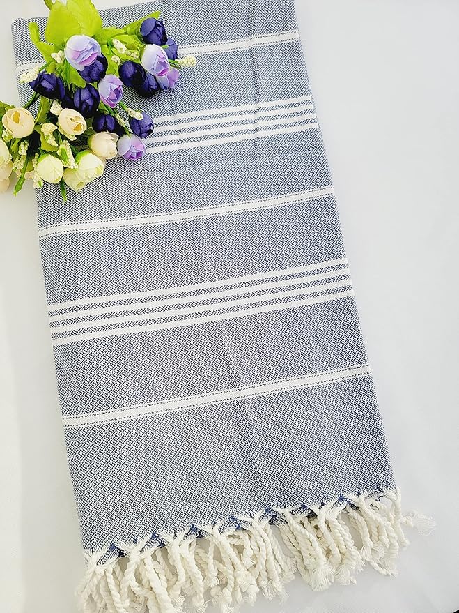 Turkish Towel Quick Dry Easy Carry XL Absorbent Lightweight Oversized Unisex Large Towels Blanket for Travel Pool Swimming Bath