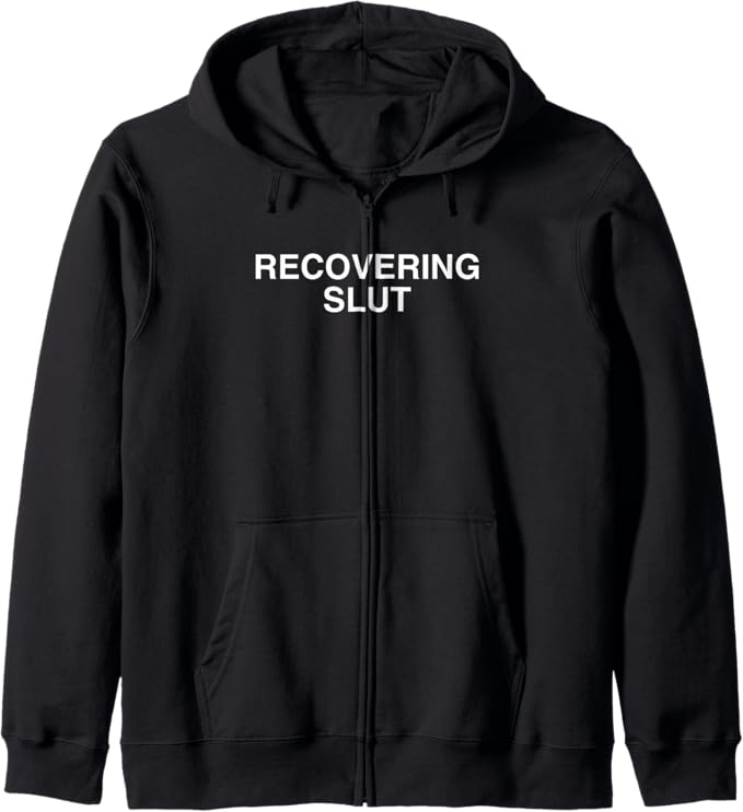 Y2K College Sarcastic Humor Hot Girl Slay Zip Hoodie