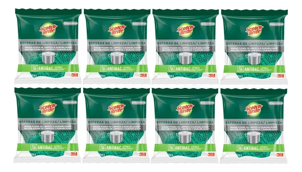 Scotch-brite® Heavy-Duty Cleaning Sponge Balls, 2 Count