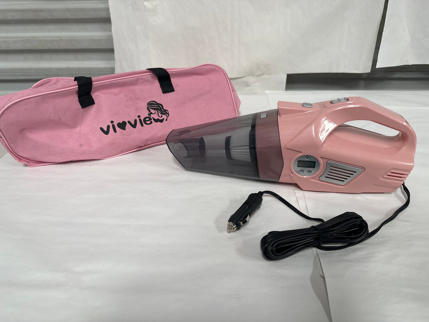 Car Cleaning Detailing Kit Interior Cleaner, 14Pcs Car Cleaning Supplies with High Power Portable Car Vacuum Cleaner, Detailing Brush Set, Windshield Cleaner, Pink Car Accessories for Women