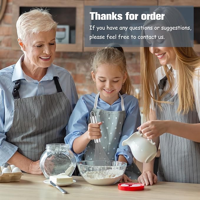 Stainless Steel Whisks - Whisks for Cooking | Light Weight Manual Mixers, Portable Cream Egg Beater, Enhanced Version Balloon Wire Whisk, Whiskers for Blending, Whisking, Beating and Stirring