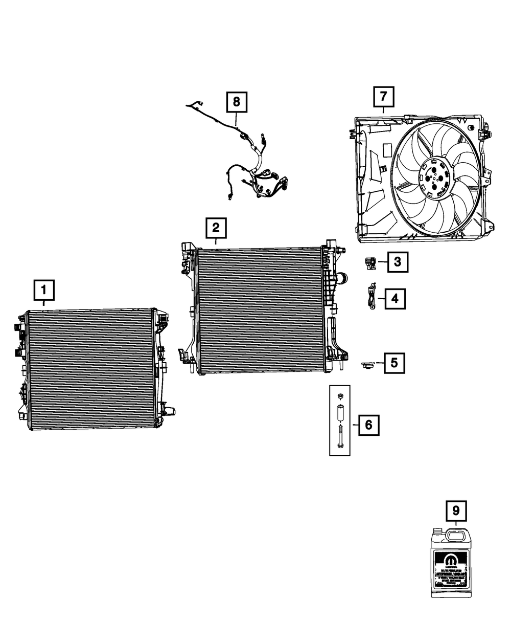 Coolant Antifreeze, US - Mopar (68163849AC)