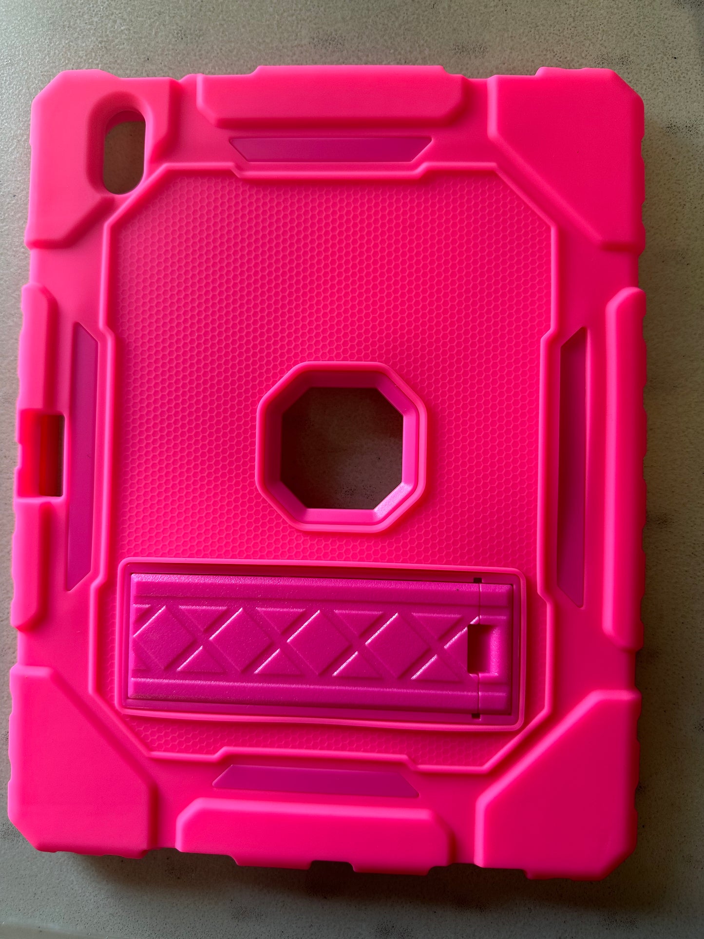OKP Case for iPad 11 inch (A16) 2025 iPad 10th Generation 10.9'' 2022, Heavy Duty Shockproof Rugged 11th 10th Gen Protective Cover with Pencil HolderKickstand for Kids Women Men, Hot Pink
