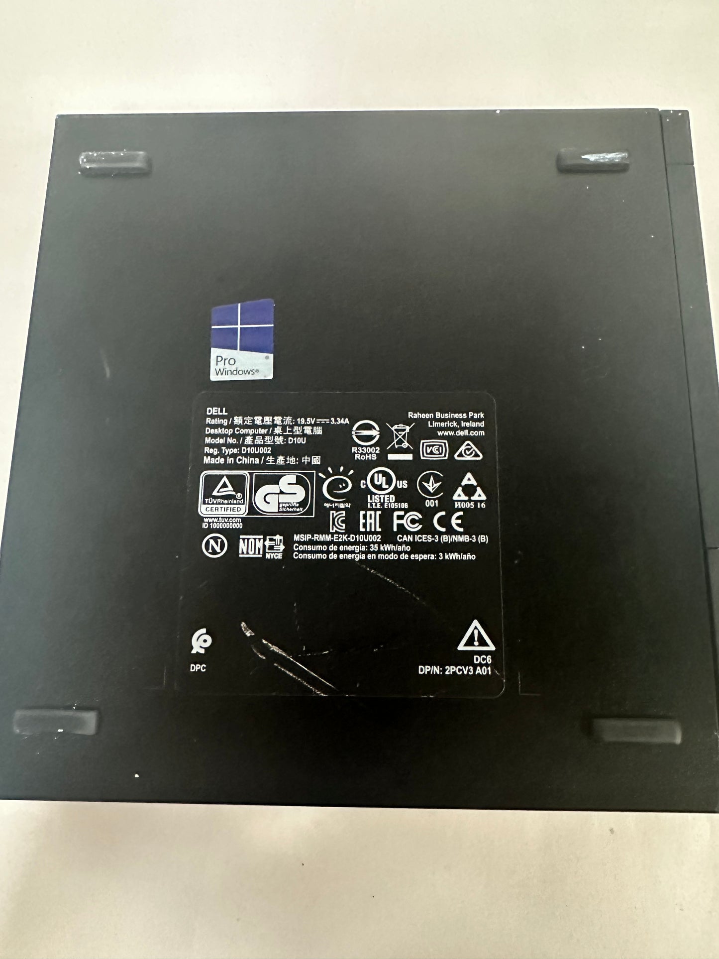 Dell OptiPlex 3050 Micro Form Factor Desktop Computer, Intel Core i5-7500T, 8GB DDR4, 256GB Solid State Drive, Windows 11 Pro (Renewed)