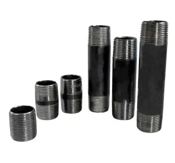 Standard Black Nipples Sch40 (1 1/4" x 5 1/2")