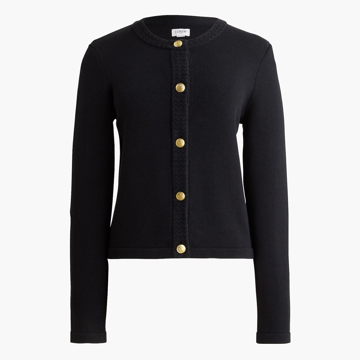 Cotton Blend Cardigan Sweater Lady Jacket For women