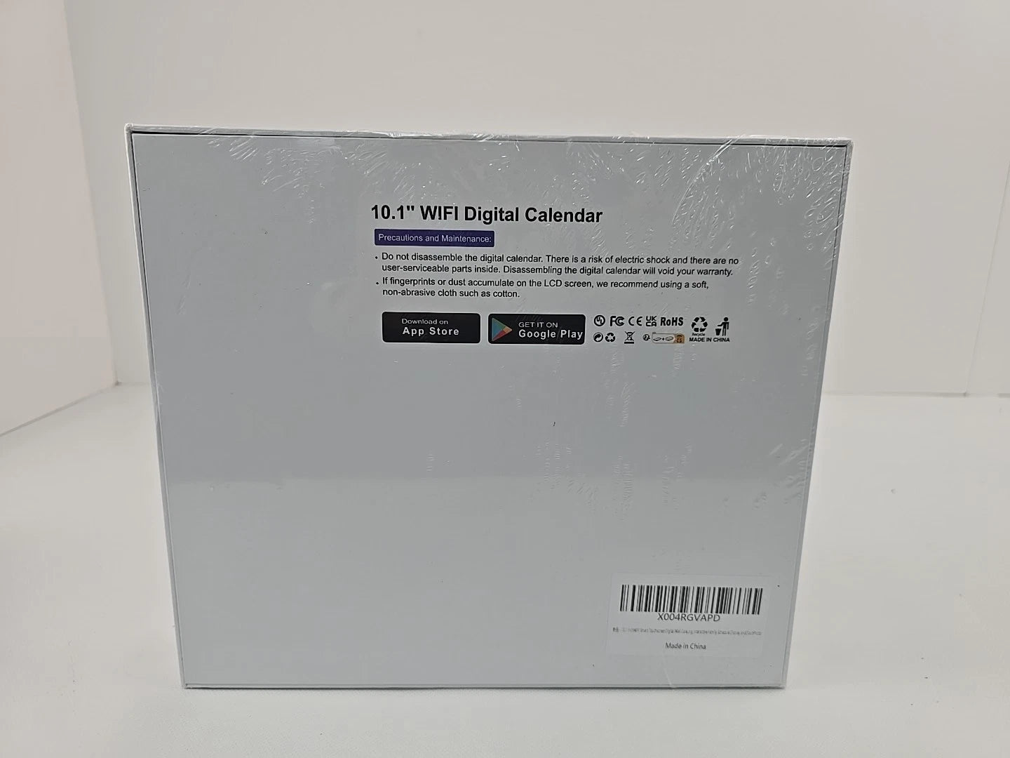 IMLIFE 10.1 inches Wifi Smart Touchscreen Digital Calendar Touchtime App (Comes with USB-A to USB-C power cable only. Missing stand. Screen protector may contain damage)