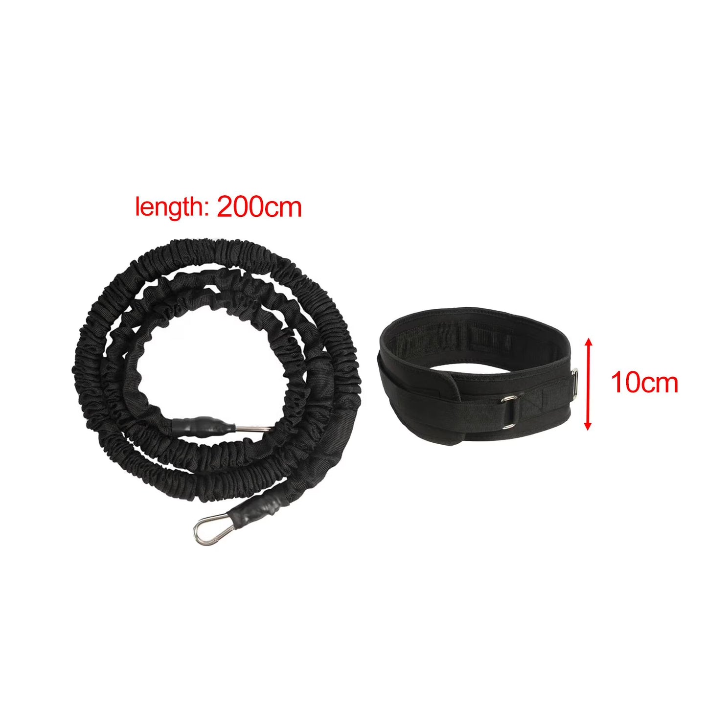 DimyFew Training Bungee Resistance Band | 30LBS 13.6KG | Does not include Belt