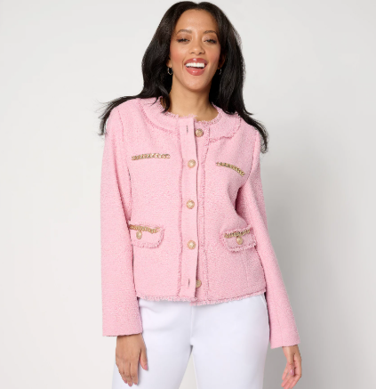 DENNIS BASSO TEXTURED JACKET