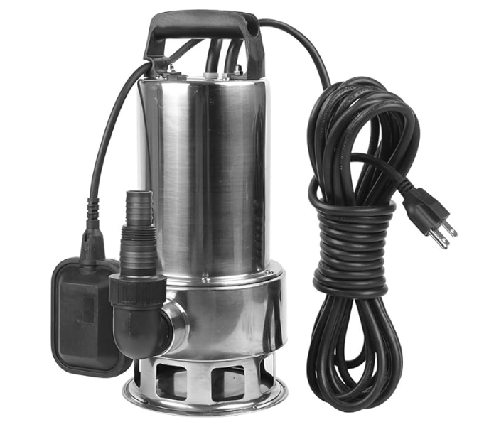 1.5HP 4250 GPH Stainless Steel Sump Submersible Clean Dirty water pump