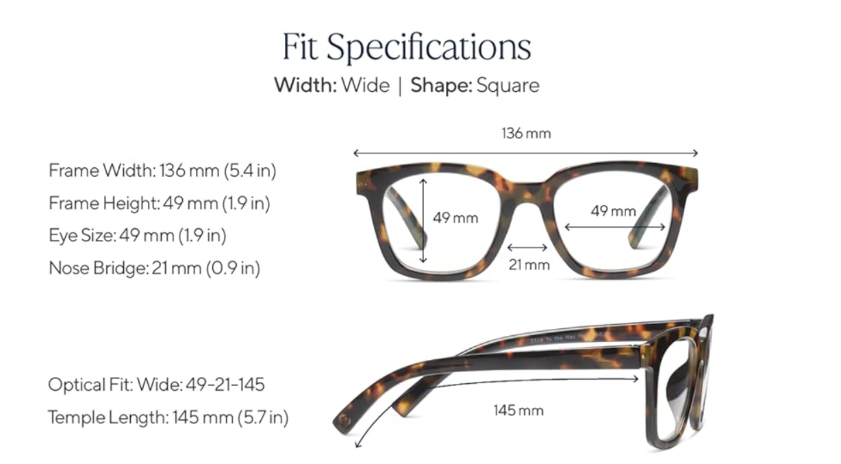 Peepers by PeeperSpecs Women's to The Max Square Blue Light Blocking Reading Glasses