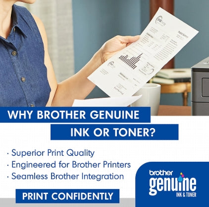 Brother Genuine TN730 Black Toner Cartridge