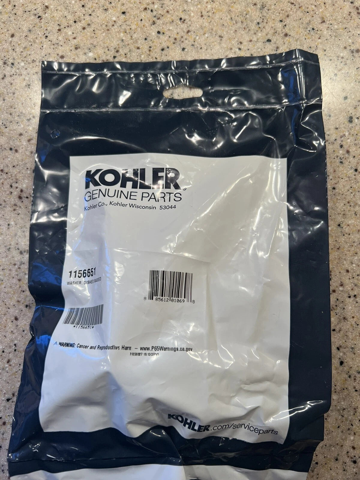 Kohler 1156651 1 1/8" Dished Washer Flange Mounting Hardware 2 Pack