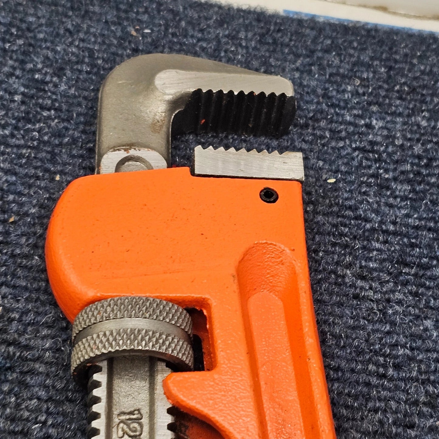 Horusdy 12" Heavy Duty Pipe Wrench Tool Adjustable Soft Grip Plumbing