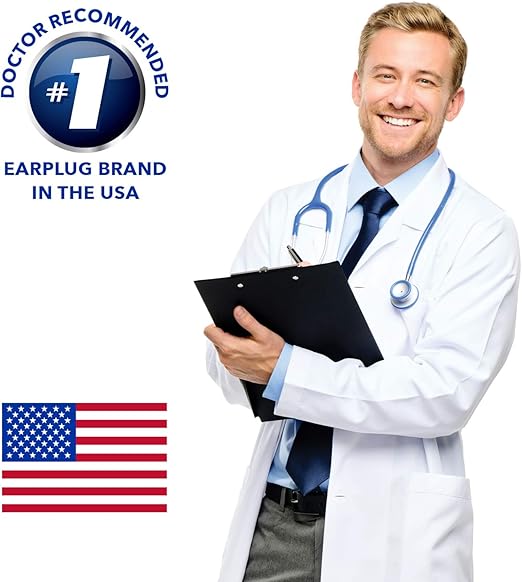 Macks Ear Seals Shooting Earplugs, 1 Pair with Detachable Cord - 26db High NRR