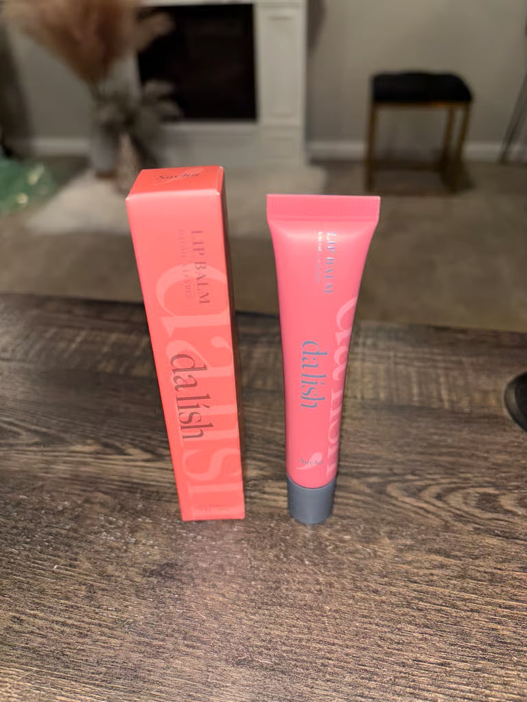 Da Lish Lip Balm - Sacha - Full Size - Tinted Moisturizer Vegan - Full Sz NIB ( Original Box Damage )