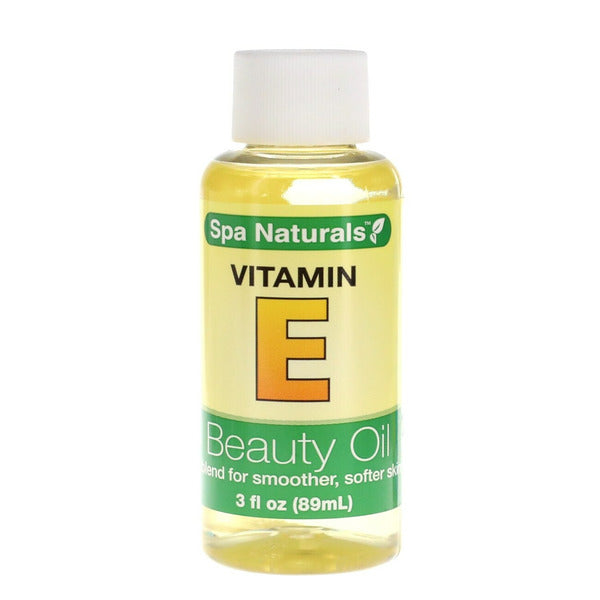 1 pack Spa Naturals Vitamin E Oil for Your Face & Skin - Helps Reduce Wrinkles, Fine Lines for Younger Skin. Reduces Stretch Marks & Scars. 3 oz (Security Sealed for your safety)