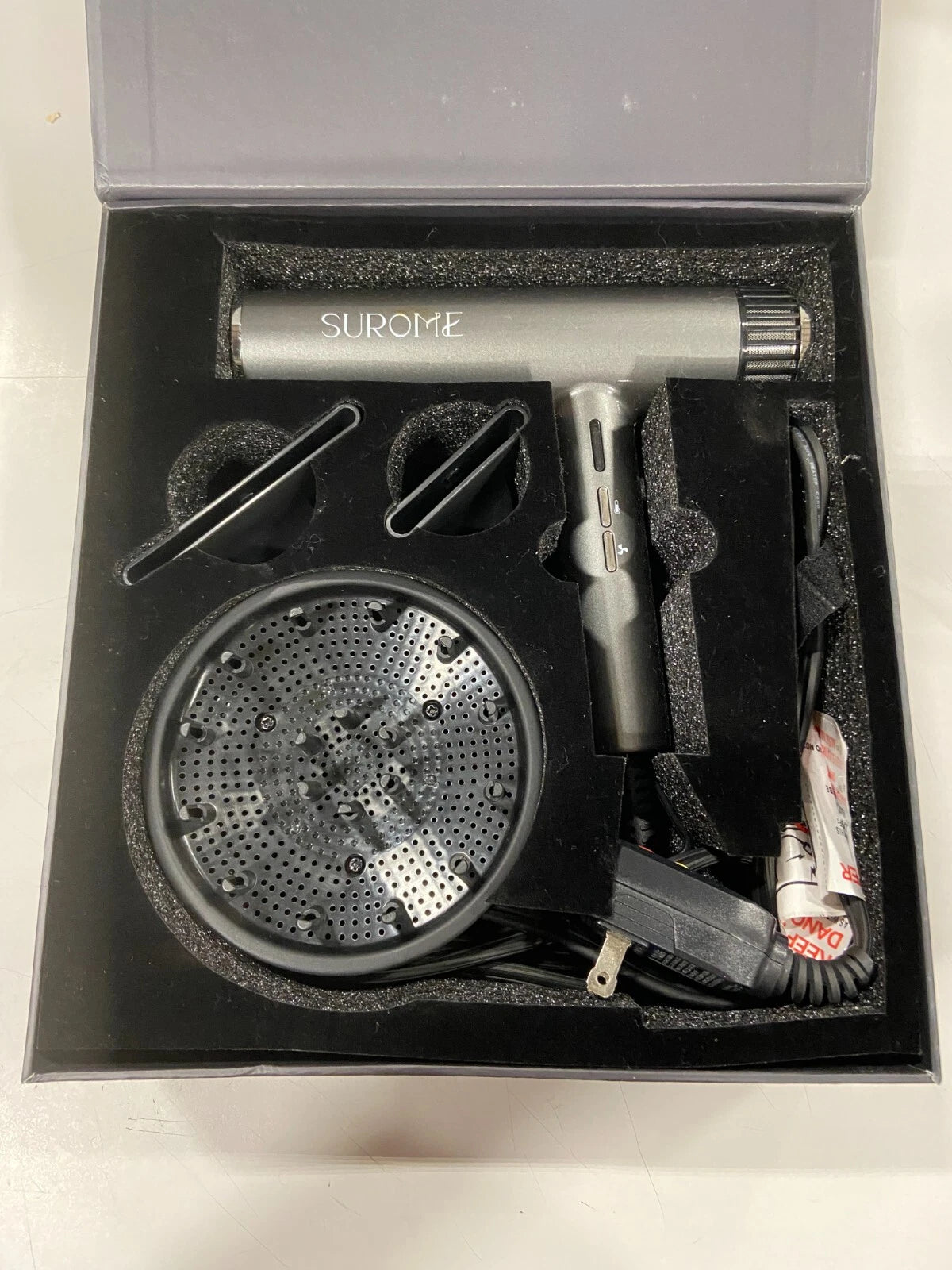 Surome Supersonic Ionic Hair Dryer 1650Watt 110,000 RPM