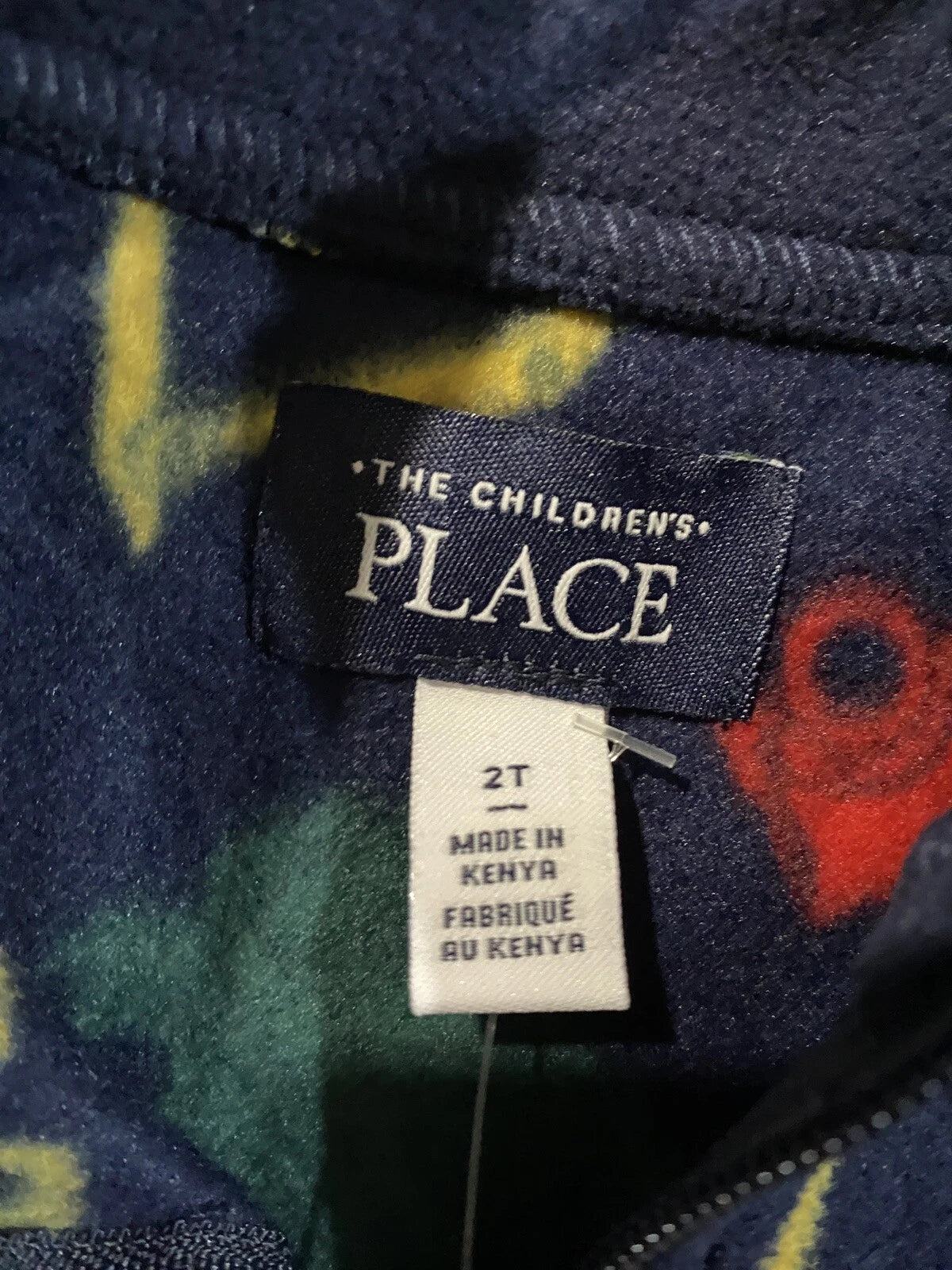 Toddler Boys Construction Glacier Fleece Half Zip Pullover