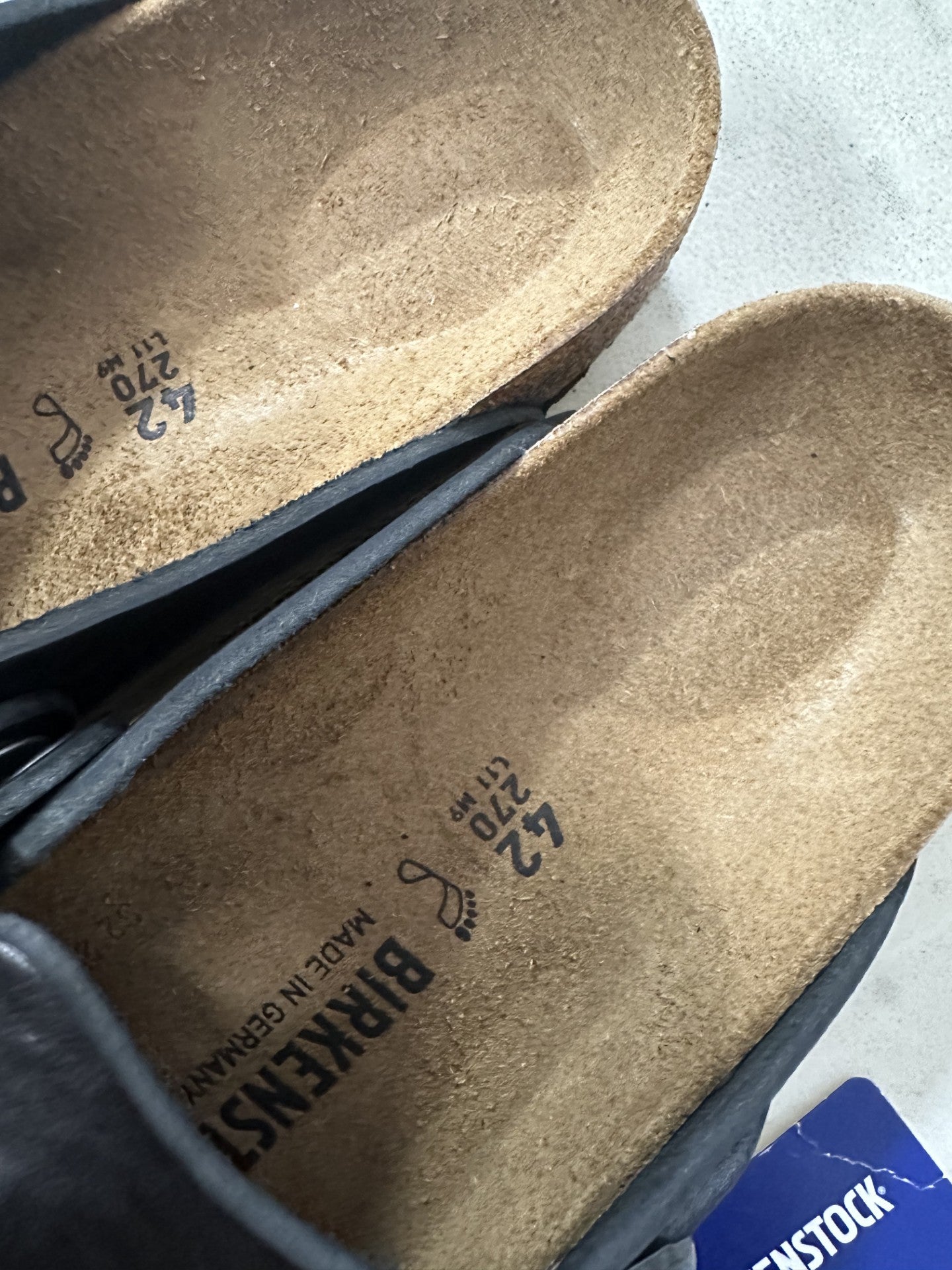Birkenstock Women's Clogs Boston SFB Iron Oil LTR N, 36 EU Schmal
