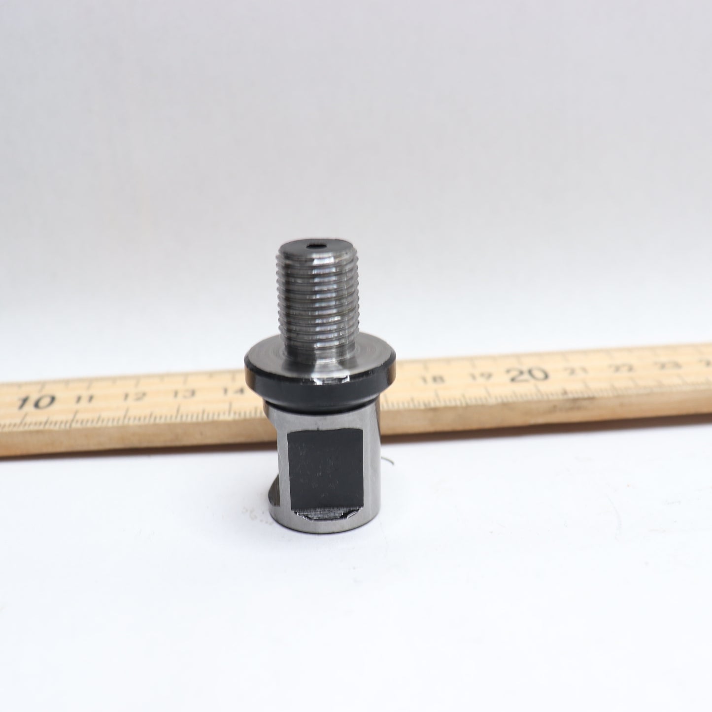 3/4" Weldon to 1/2" x 20 UNF Jaw Chuck Adapter with Milled Steel Construction & Left-Hand Thread