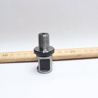 3/4" Weldon to 1/2" x 20 UNF Jaw Chuck Adapter with Milled Steel Construction & Left-Hand Thread