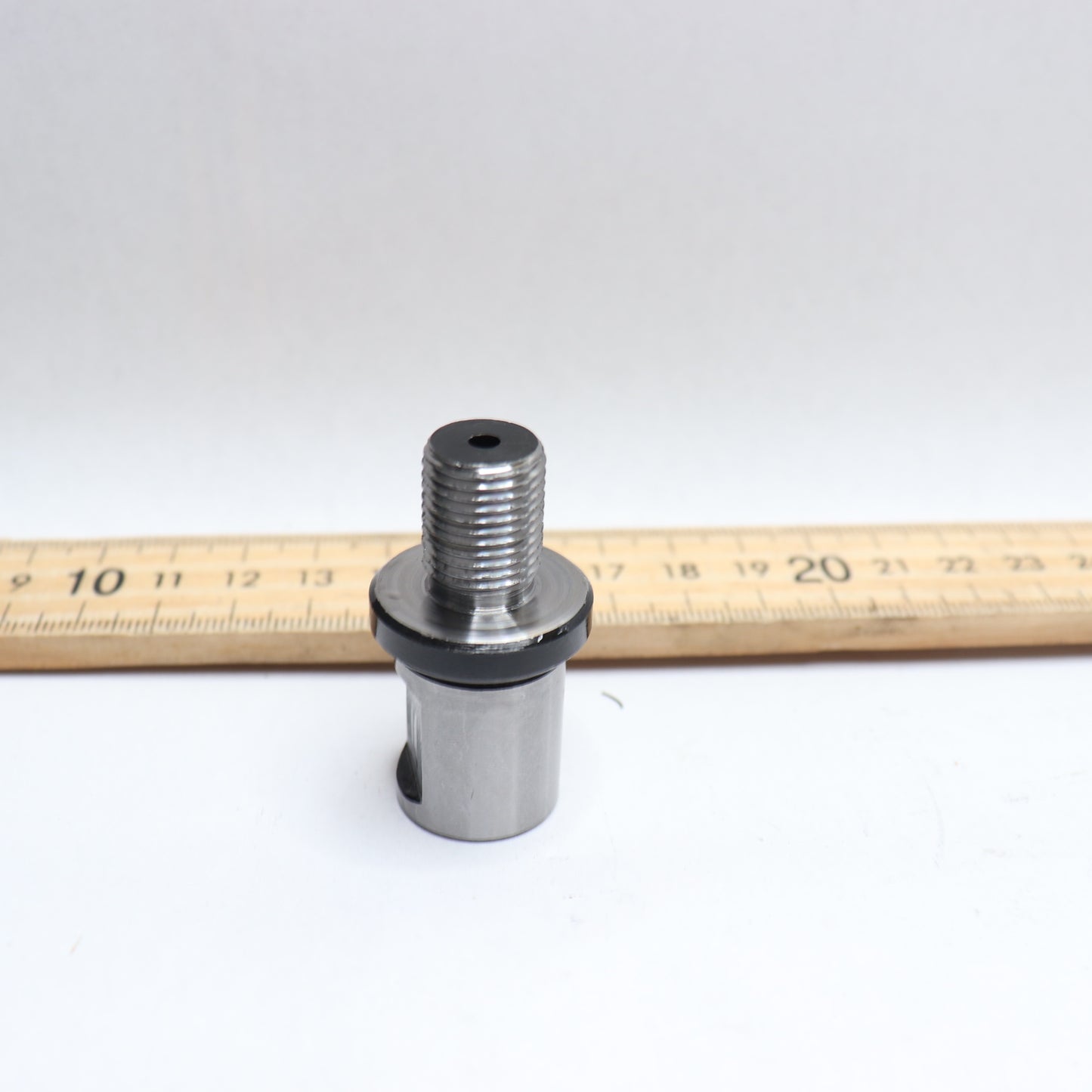 3/4" Weldon to 1/2" x 20 UNF Jaw Chuck Adapter with Milled Steel Construction & Left-Hand Thread