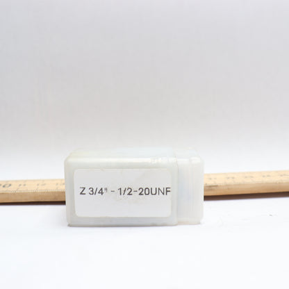 3/4" Weldon to 1/2" x 20 UNF Jaw Chuck Adapter with Milled Steel Construction & Left-Hand Thread