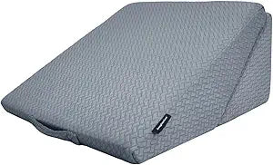 Dream Plush Adjustable Wedge Pillow with Cooling Cover Memory Foam Support