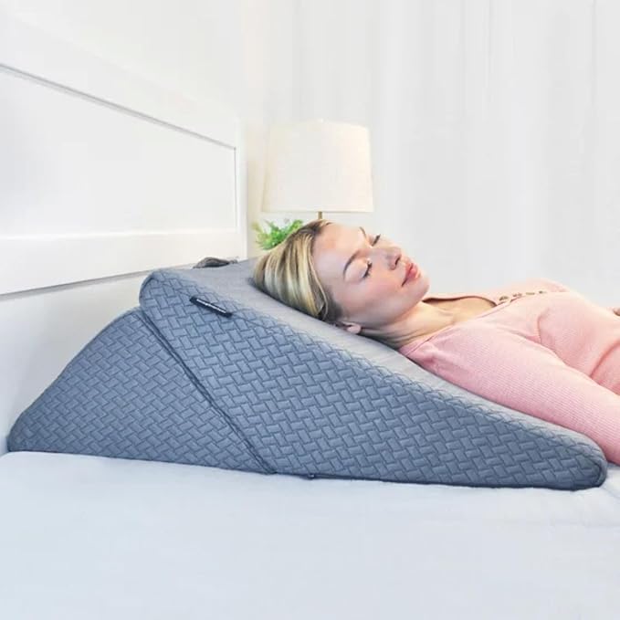 Dream Plush Adjustable Wedge Pillow with Cooling Cover Memory Foam Support