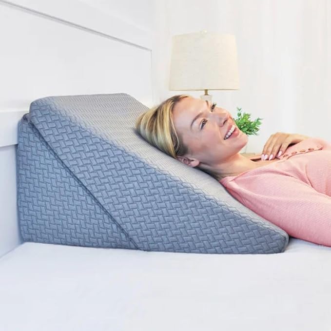Dream Plush Adjustable Wedge Pillow with Cooling Cover Memory Foam Support