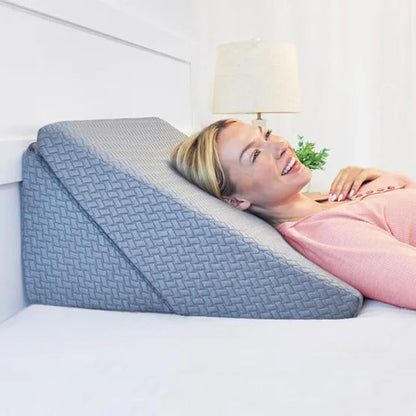 Dream Plush Adjustable Wedge Pillow with Cooling Cover Memory Foam Support