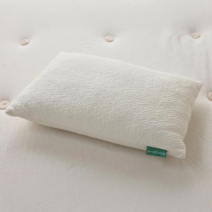 Avocado Organic Pillow Natural Latex Core with Kapok Fiber Fill (Queen (29" x 19"))