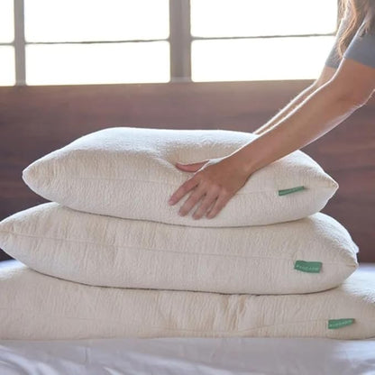 Avocado Organic Pillow Natural Latex Core with Kapok Fiber Fill (Queen (29" x 19"))