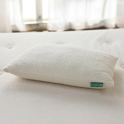 Avocado Organic Pillow Natural Latex Core with Kapok Fiber Fill (Queen (29" x 19"))