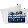 Sealy-Sterling Collection Down-Alternative Pillow, 2-Pack - 400 Thread Count Tencel™ & Cotton Cover Blend (18in x 26in)