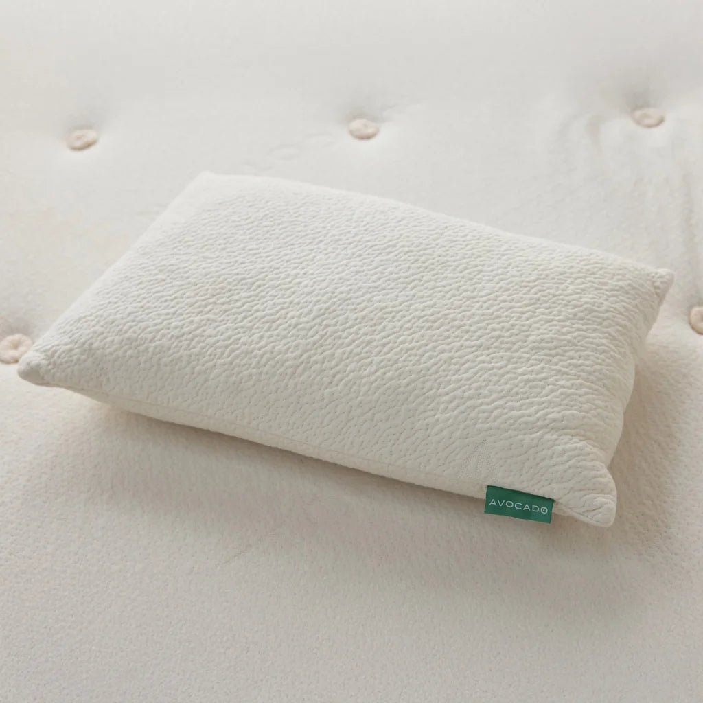 Avocado Organic Pillow Natural Latex Core with Kapok Fiber Fill (Queen (29" x 19"))