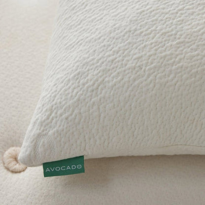 Avocado Organic Pillow Natural Latex Core with Kapok Fiber Fill (Queen (29" x 19"))