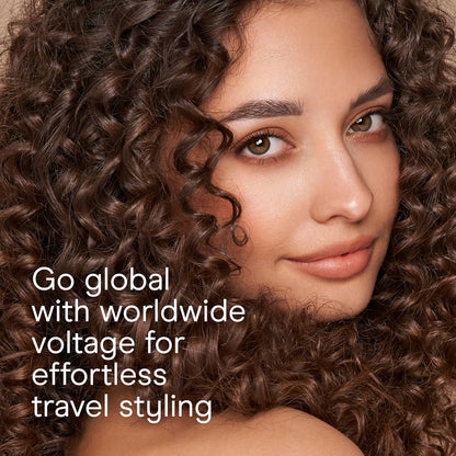 Conair Double Ceramic ½-Inch Curling Iron with Bonus Claw Clip, ½-Inch Barrel Creates Spiral Curls, Hair Curler for Use on Short to Medium Hair, White/Rose Gold